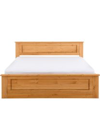 Home Affaire Massief houten ledikant Madrid, landelijke stijl, hoge belasting! van fsc-gecertificeerd grenen, inclusief lattenbodem, cassette-look