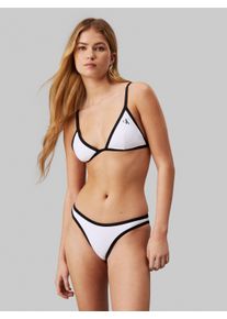 Calvin Klein Swimwear Triangel-bikinitop TRIANGLE-RP met ck-logoprint dames triangelbikini's maat XL (42) wit