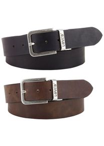 Levi's Levi's Leren riem REVERSIBLE CORE unisex riemen maat 95 bruin