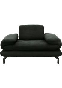 LOOKS by Wolfgang Joop Fauteuil LOOKS XIII Loungestoel Naar keuze met verstelbare armleuning en hoofdeind fauteuils maat Structuur groen