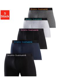 Bruno Banani Boxershort voor heren met gestreepte logoweefband (set, 5 stuks) heren boxershorts maat S zwart