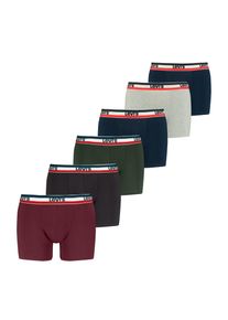 Levi's Levi's Boxershort met brede logoband (Set van 6) heren boxershorts maat L multicolor