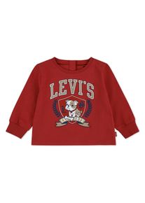 Levi's Kidswear Levi's Kidswear Shirt met lange mouwen LVB LOGO BULLDOG CREST T jongens shirts met lange mouwen maat 18M (86) rood