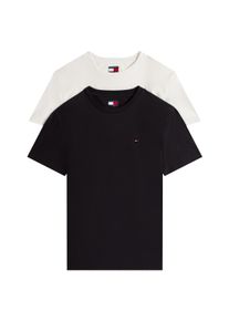 Tommy Jeans Shirt met ronde hals TJM XSLIM 2PACK JERSEY TEE EXT (Set van 2) heren ronde hals maat XL multicolor