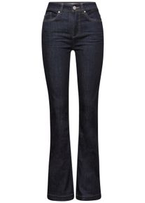 Street One Bootcut jeans in moderne rinsed look, met stretch dames jeans maat 27 blauw