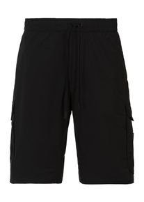 BOSS Green Short S Urbanex-Cargo met cargozakken cargobroek stretchbroek businessbroek pakbroek heren bermuda broeken maat 54 zwart