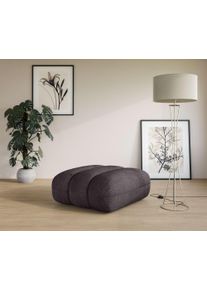 LeGer Home by Lena Gercke Hocker Priya zitpoef, moderne stiksels, ook in boucl&eacute; gezellig en modern, afmetingen b/d/h: 90/106/46 cm hockers maat
