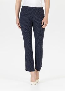 Stehmann Legging in stippenpatroon dames broeken maat 40 blauw