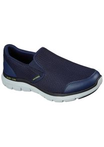 Skechers Slip-on sneakers FLEX ADVANTAGE 4.0 Slipper, slip-on schoen, comfortschoen met air cooled memory foam heren lage sneakers maat 41 blauw