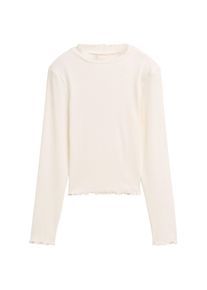 Tom Tailor Shirt met lange mouwen met ribstructuur meisjes shirts met lange mouwen maat 140 wit