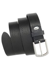 Bernd G&ouml;tz BERND G&Ouml;TZ Leren riem met expressief generfde oppervlakken heren riemen maat 95 zwart