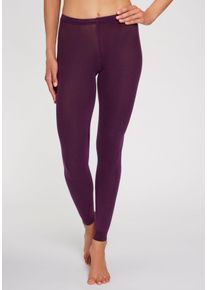 Lavana Tricotlegging Thermosan, fijn gebreid, zacht en elastisch dames leggings maat 32/34 paars