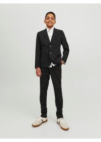 Jack & Jones Jack & Jones Junior Kinderpak JPRSOLAR elastisch en onderhoudsvriendelijk voor speciale gelegenheden (set, 2-delig) jongens chino's maat 152 zwart