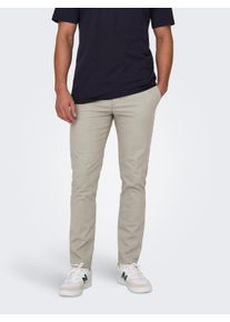 Only & Sons ONLY & SONS Pantalon ONSMARK PETE SLIM DOBBY 0058 PANT NOOS heren pantalons maat 31 grijs