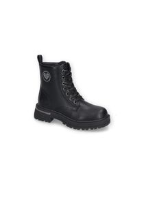Dockers by Gerli Veterschoenen Biker boots, laarzen met praktische ritssluiting aan de binnenkant meisjes veterschoenen maat 33 zwart