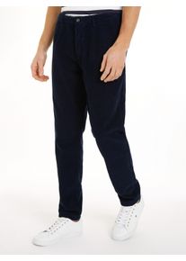 Tommy Hilfiger Cordbroek HARLEM CHINO 1PLT WIDE CORD GMD heren casual broeken maat 38 blauw