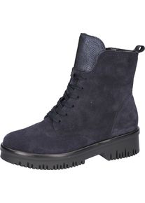 Waldläufer Waldläufer Veterlaarsjes H-ALEA Veterboots, plateau-enkellaarsjes, comfortabele wijdte H = zeer wijd dames veterlaarsjes maat 5 (38) blauw