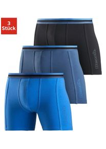 Bench. Lange boxershort Onderbroeken met elastische tailleband en logo-opdruk op het been (3 stuks) heren lange onderbroeken maat S multicolor