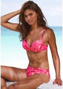 s.Oliver RED LABEL Beachwear Bikinibroekje JAYCE met mooi ring dames bikinibroekjes maat 34 rood