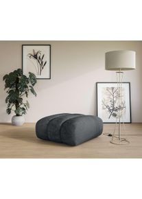 LeGer Home by Lena Gercke Hocker Priya zitpoef, moderne stiksels, ook in boucl&eacute; gezellig en modern, afmetingen b/d/h: 90/106/46 cm hockers maat