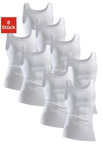 Clipper Hemd van fijnrib (8 stuks) heren onderhemden maat 3 wit