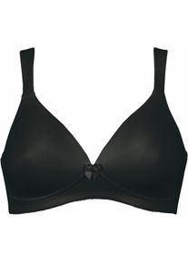 Naturana Soft-bh Soft Cup naadloze schaalcups, gewatteerd, zonder beugel dames bh's zonder beugel maat C zwart