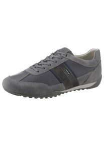 Geox Sneakers U WELLS C Casual schoen, veterschoen met logo-decoratie heren veterschoenen maat 40 grijs