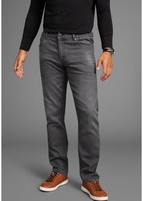 Arizona Jeans met elastische band Paul elastische tailleband, comfort-fit, rechte pijpsnit heren jeans maat 25 grijs