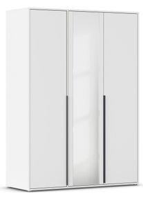 Rauch Draaideurkast Kledingkast Kast Garderobe Wasmand NAGATA met Spiegel und modernen stangengriffen in graumetallic topseller made in germany