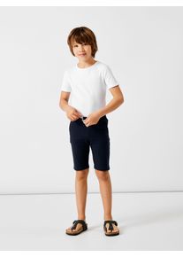 name it Short NKMHONK SWE LONG SHORTS UNB NOOS jongens shorts maat 128 blauw