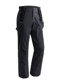 Maier Sports Skibroek Anton Light 2.0 Heren sneeuwbroek met bretels, wind/waterdicht, regular fit unisex outdoorbroeken maat 94 zwart