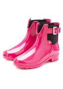 Vivance Rubberlaarsjes Instaplaarzen, boots Gummistiefels in Chelsea-look, Instapschoenen, Laarzen, Laarzen VEGAN dames laarsjes maat 36 roze