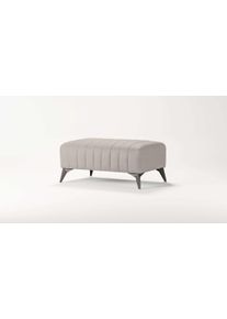 Places of Style Hocker MATTHEW zitpoef, afmetingen B/D/H: 90/60/43 cm hockers maat Fluweel beige