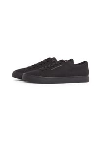 Tommy Hilfiger Sneakers TH HI VULC LOW CORE CANVAS , vrijetijdsschoen, lage schoen, veterschoenen met zacht gepolsterde schacht heren veterschoenen