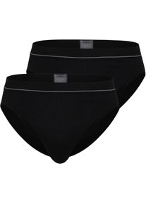 Bugatti Slip Sport slip 2-pack (Set van 2) heren slips maat 5 (M) zwart