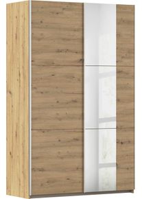 Rauch Zweefdeurkast Kledingkast draaideurkast kast garderobe KRONACH TOPSELLER met spiegel en veel opbergruimte, metalen greepstrips, made in germany