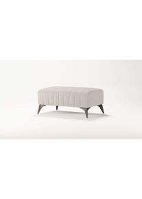 Home Affaire Hocker MATTHEW zitpoef, afmetingen B/D/H: 90/60/43 cm hockers maat Structuur beige