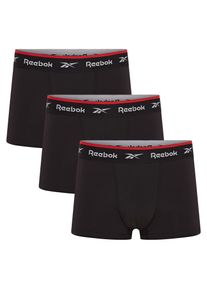 Reebok Trunk REDGRAVE met vormvaste snit (Set van 3) heren boxershorts maat L (6) zwart