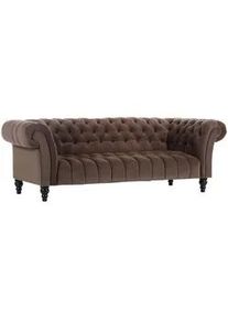 Livetastic Bigsofa , Dunkelbraun , Textil , Buche , massiv , 230x74x101 cm , Stoffauswahl, Rücken echt , Wohnzimmer, Sofas & Couches, Sofas, Textilsofas