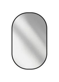 Emke Wandspiegel Umweltfreundlicher Glasspiegel Ovale Schwarz 70/50/2 cm , 50x70x70 cm , Spiegel, Wandspiegel