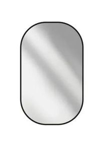 Emke Wandspiegel Umweltfreundlicher Glasspiegel Ovale Schwarz 100/60/2 cm , 10x100x100 cm , Spiegel, Wandspiegel