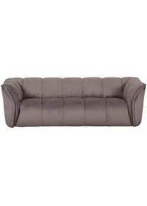 Mid.you Bigsofa , Schlammfarben , Textil , 220x67x106 cm , Rücken echt , Wohnzimmer, Sofas & Couches, Sofas, Textilsofas