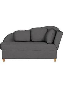 Novel Liege , Dunkelgrau , Textil , Buche , Füllung: Vlies , 180x97x85 cm , Made in Eu , Liegefunktion, Armteil rechts , Wohnzimmer, Sofas & Couches, Schlafsofas, Polsterliegen