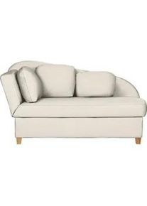 Novel Liege , Creme , Textil , Buche , Füllung: Vlies , 85x97x180 cm , Made in Eu , Liegefunktion, Armteil links , Wohnzimmer, Sofas & Couches, Schlafsofas, Polsterliegen