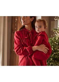 Tchibo - Detské šaty z teplákoviny - pre dievčatá - veľ. 98/104 - farba: červená