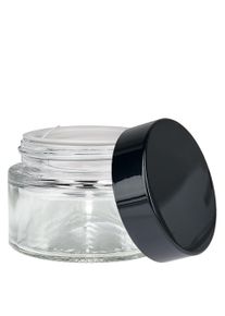 Glaskrukke 30 ml klar med indsatslåg UNiTWIST