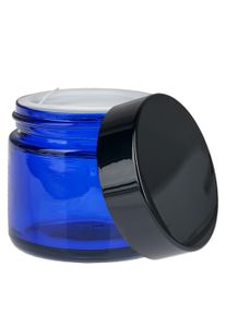 Glaskrukke 60 ml blå med indsatslåg UNiTWIST