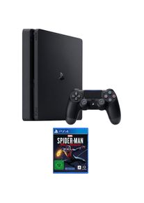 Playstation 4 , Konsolen-Set »Slim« 500 inkl. Spiderman Miles Morales , schwarz , Schwinge dich durch Häuserschluchten und lehre deinem Gegner...