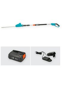 Gardena , Teleskop-Heckenschere »THS 42/18V P4A Ready-To-Use Set« (mit Akku und Ladegerät, ) inklusive Akku und Ladegerät , grau , POWER FOR ALL...