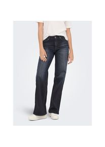 Only , High-waist-Jeans »ONLMADISON BLUSH HW WD COAT DNM REA6NOOS« , Dark Blue Denim Detail:COATED , Länge 30 , M (38) -Länge 30 , M (38) , Jeans...